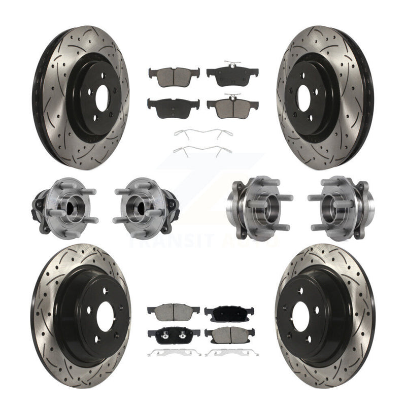 Transit Auto KBB-126969 Wheel Bearing and Hub Assembly for 2018-2020 Lincoln Continental - Front and Rear product image