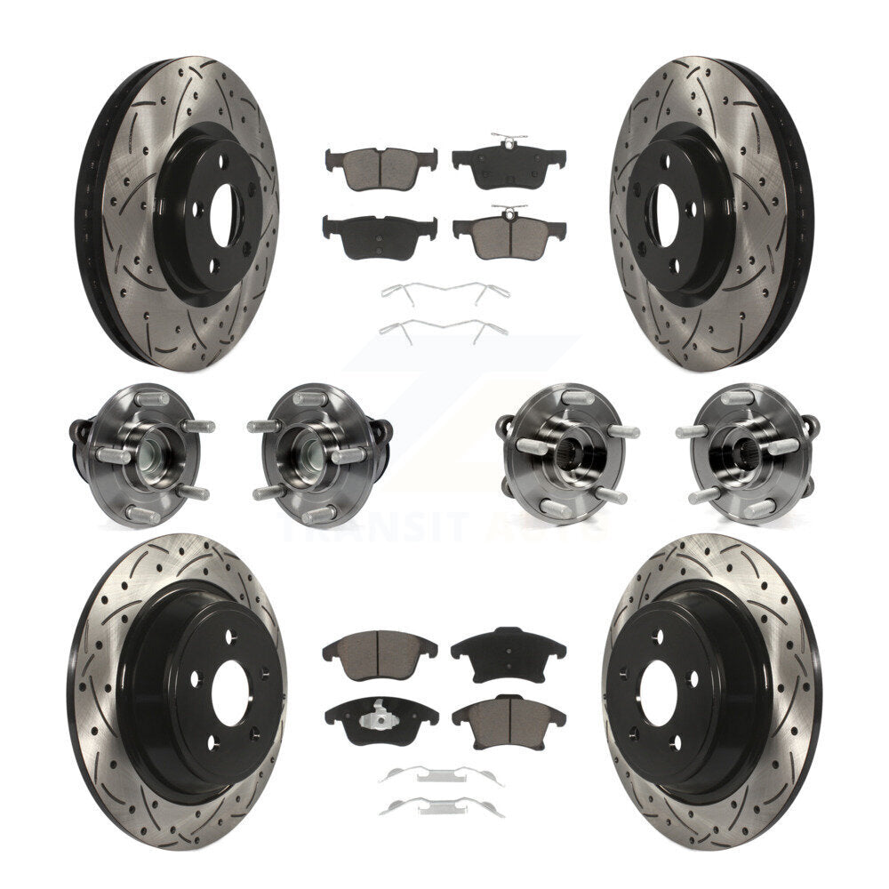 Transit Auto KBB-126972 Wheel Bearing and Hub Assembly for 2019-2020 Ford SSV Plug-In Hybrid - Front and Rear product image
