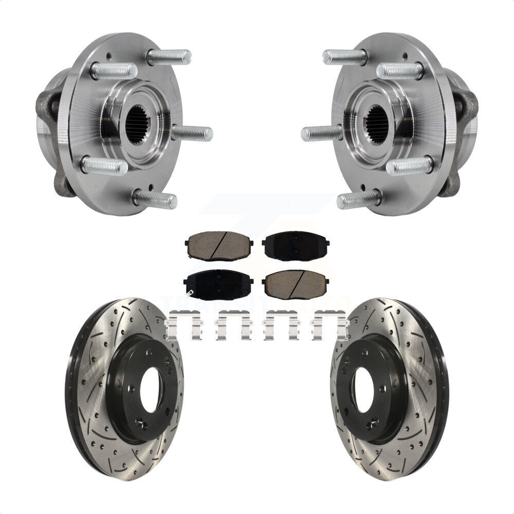 Transit Auto KBB-126988 Wheel Bearing and Hub Assembly for 2017-2019 Kia Soul - Front product image