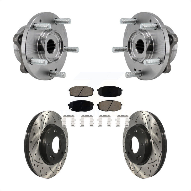 Transit Auto KBB-126988 Wheel Bearing and Hub Assembly for 2017-2019 Kia Soul - Front product image