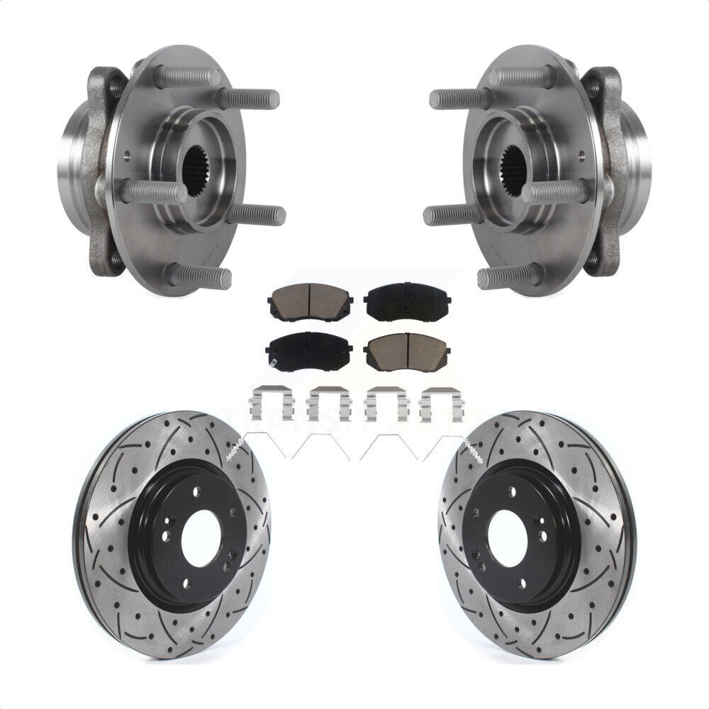 Transit Auto KBB-126989 Wheel Bearing and Hub Assembly for 2018-2023 Kia Forte5, Kia Forte, Hyundai Elantra GT & more - Front product image