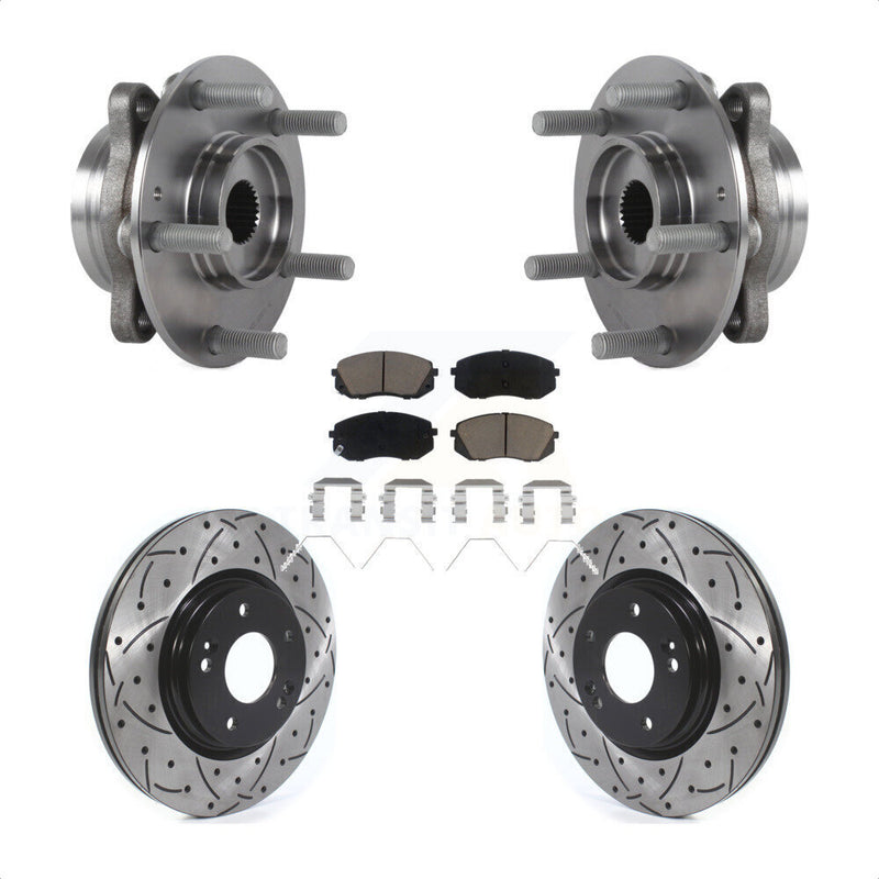 Transit Auto KBB-126989 Wheel Bearing and Hub Assembly for 2018-2023 Kia Forte5, Kia Forte, Hyundai Elantra GT & more - Front product image
