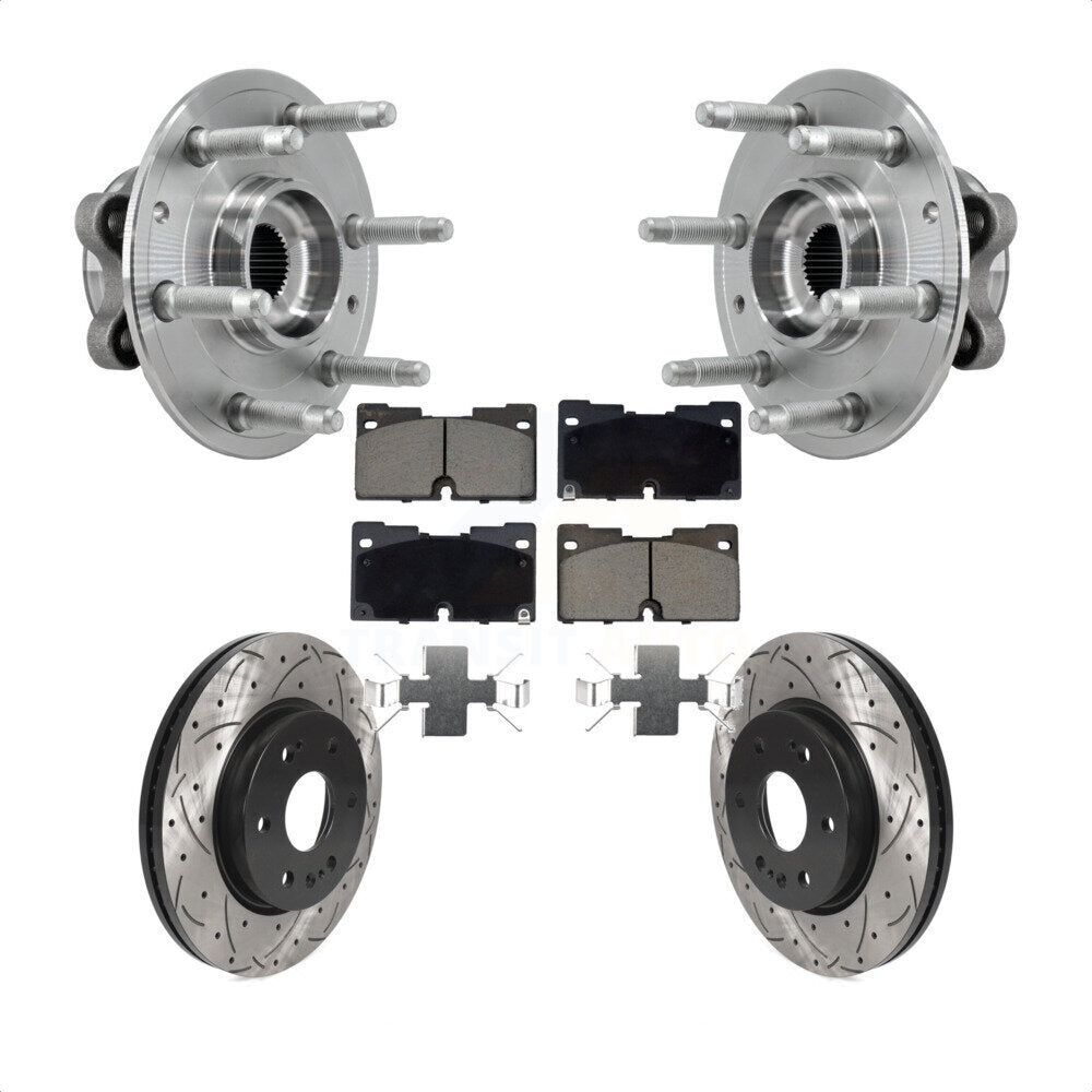 Transit Auto KBB-126993 Wheel Bearing and Hub Assembly for 2019-2023 Chevrolet Silverado 1500 LTD, GMC Sierra 1500 Limited, Cadillac Escalade & more - Front product image