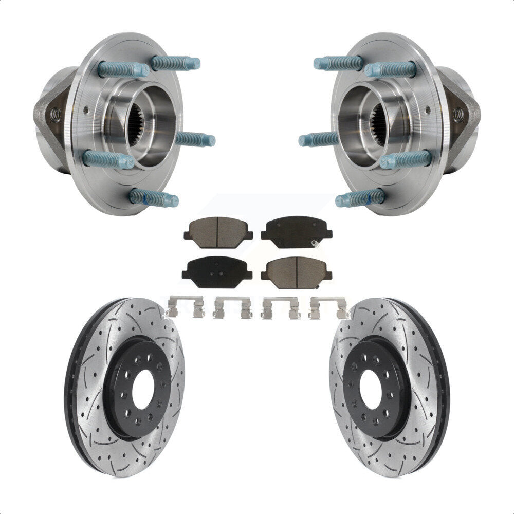 Transit Auto KBB-126996 Wheel Bearing and Hub Assembly for 2018-2020 Chevrolet Equinox, GMC Terrain - Front product image