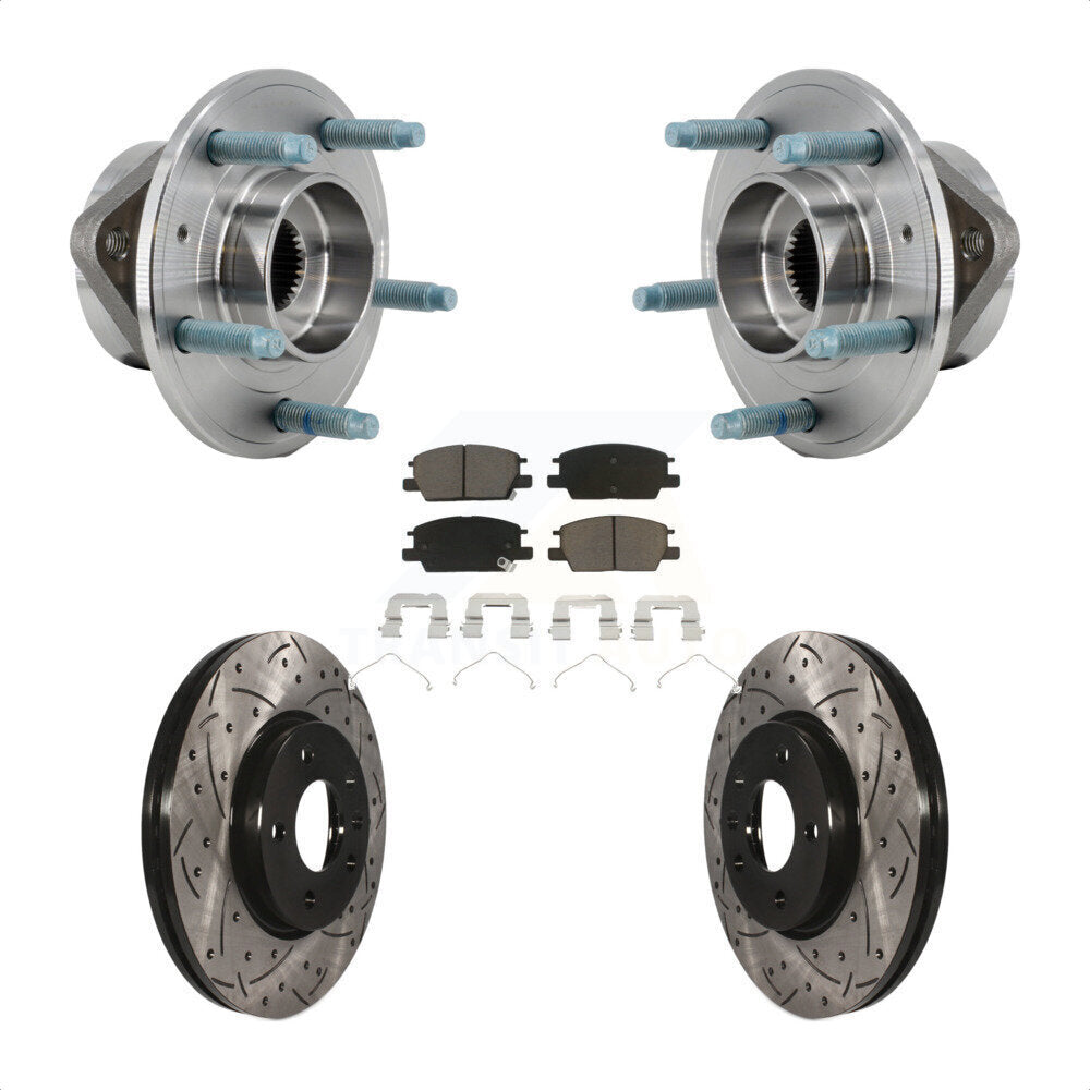 Transit Auto KBB-126997 Wheel Bearing and Hub Assembly for 2018-2020 Chevrolet Equinox, GMC Terrain - Front product image