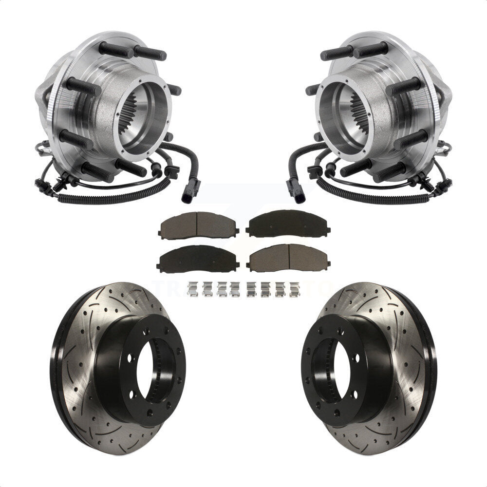Transit Auto KBB-127003 Wheel Bearing and Hub Assembly for 2017-2022 Ford F-350 Super Duty - Front product image