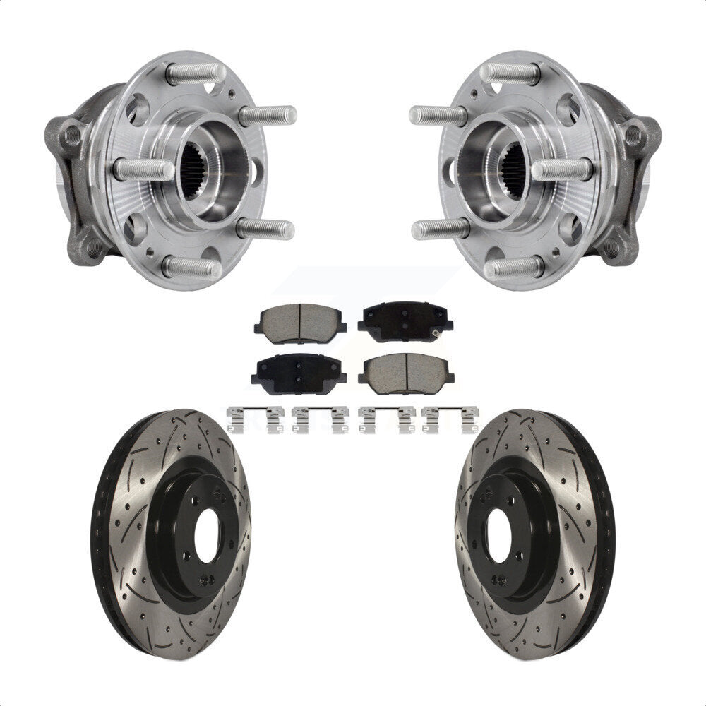 Transit Auto KBB-127005 Wheel Bearing and Hub Assembly for 2019-2020 Hyundai Santa Fe - Front product image