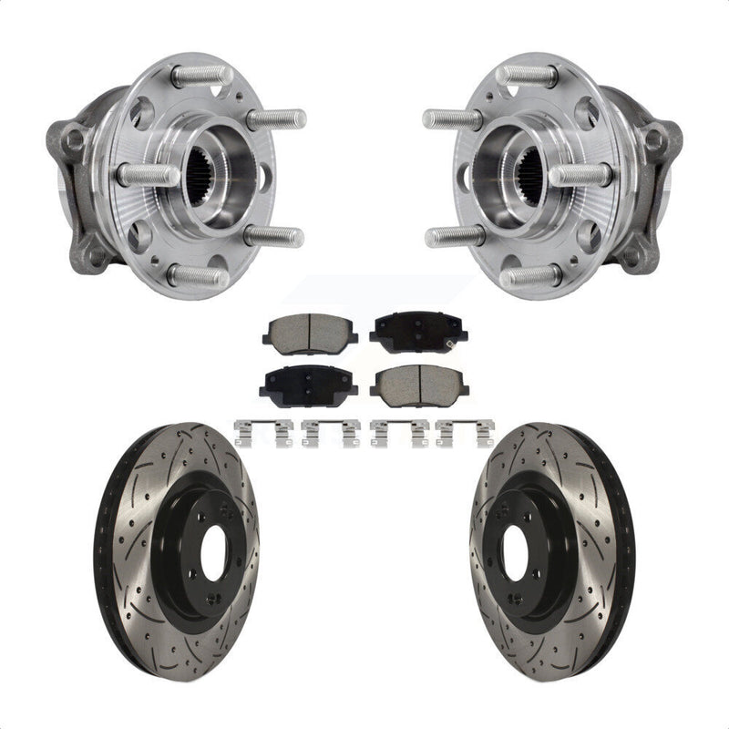 Transit Auto KBB-127005 Wheel Bearing and Hub Assembly for 2019-2020 Hyundai Santa Fe - Front product image