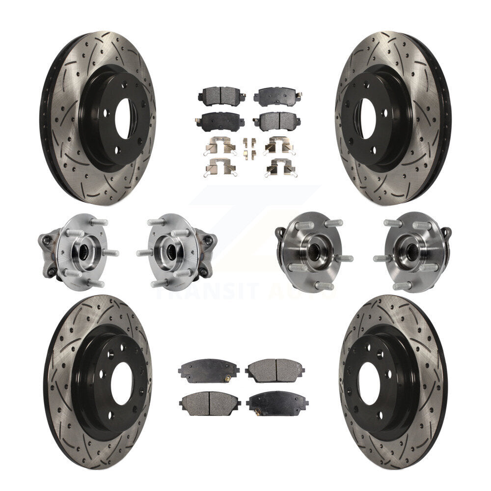 Transit Auto KBB-127013 Wheel Bearing and Hub Assembly for 2016-2018 Mazda CX-3 - Front and Rear product image