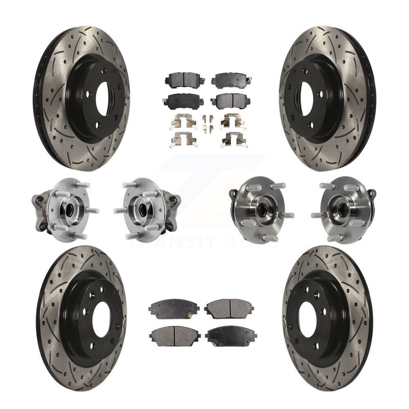 Transit Auto KBB-127013 Wheel Bearing and Hub Assembly for 2016-2018 Mazda CX-3 - Front and Rear product image