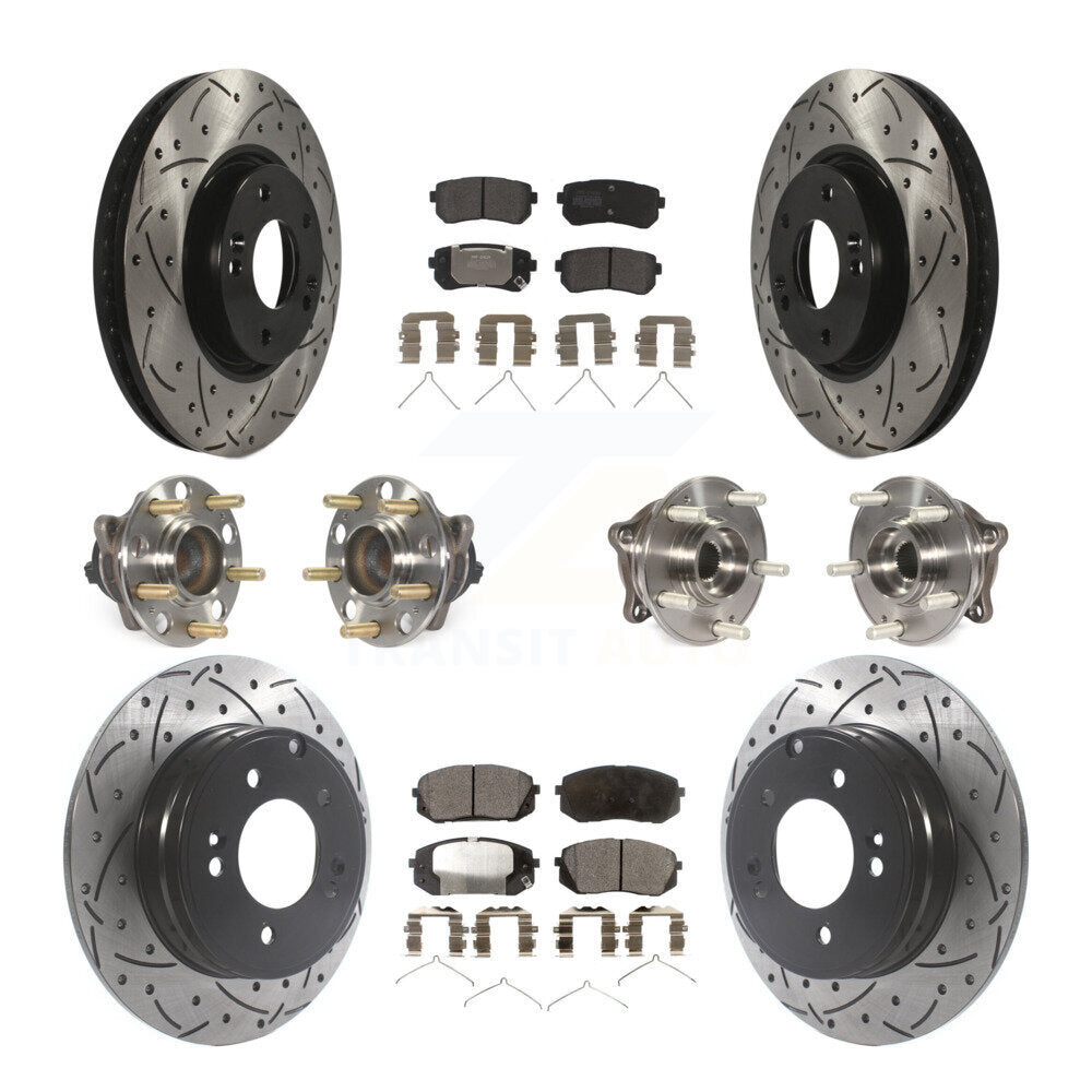 Transit Auto KBB-127016 Wheel Bearing and Hub Assembly for 2016 Hyundai Sonata - Front and Rear product image