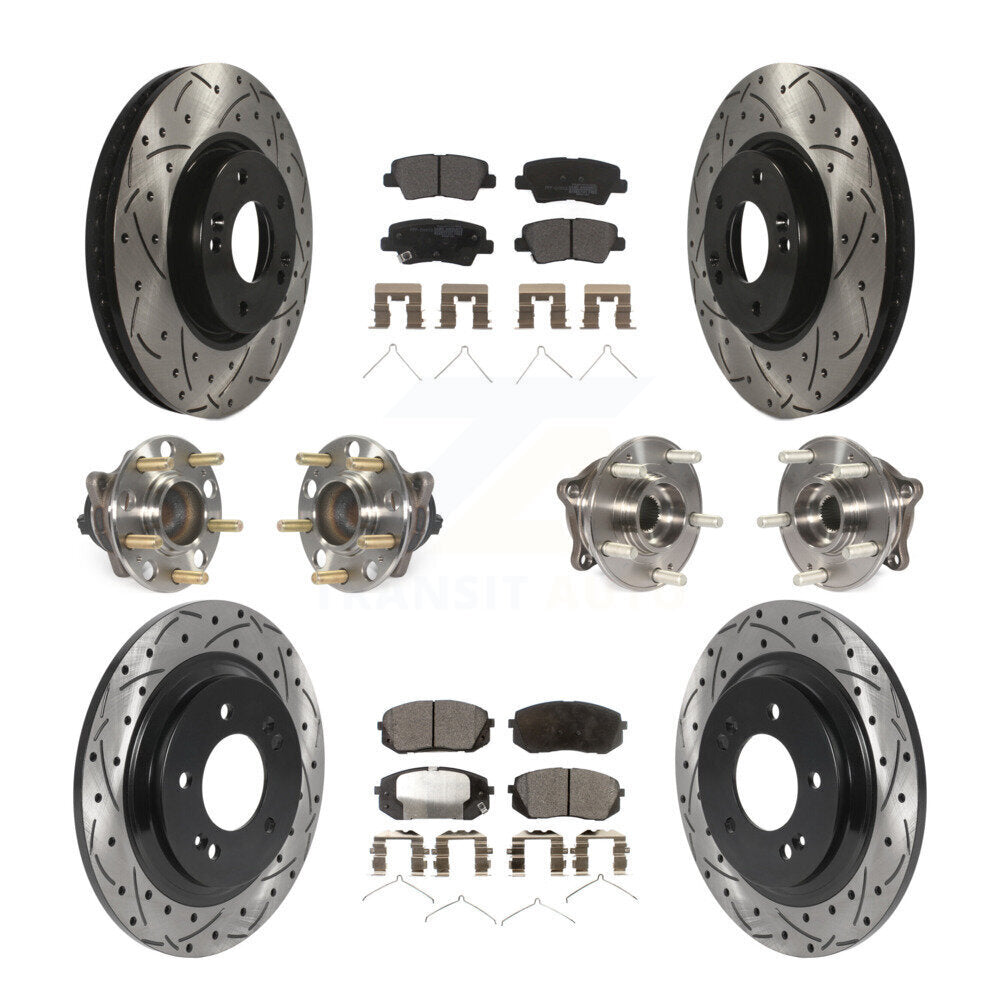 Transit Auto KBB-127017 Wheel Bearing and Hub Assembly for 2016 Hyundai Sonata - Front and Rear product image