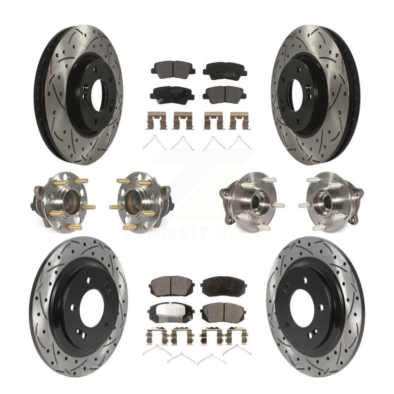 Transit Auto KBB-127017 Wheel Bearing and Hub Assembly for 2016 Hyundai Sonata - Front and Rear product image