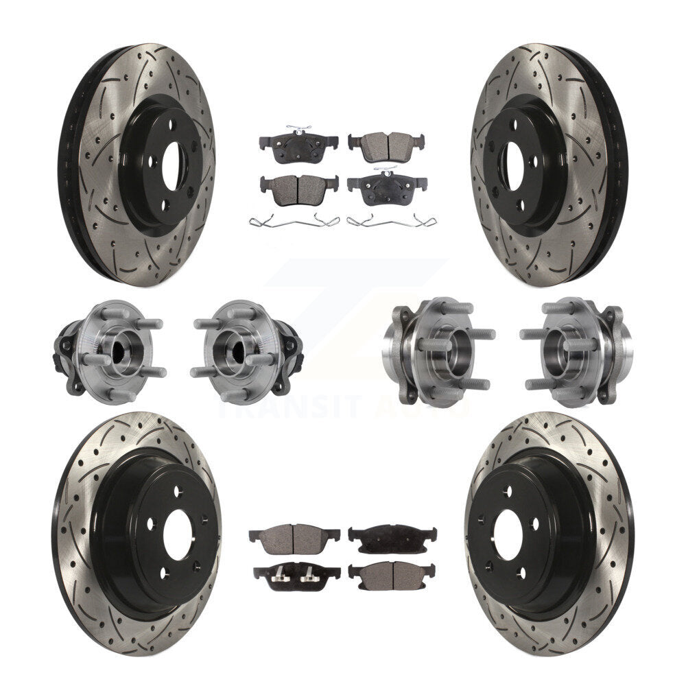 Transit Auto KBB-127019 Wheel Bearing and Hub Assembly for 2015-2018 Ford Edge - Front and Rear product image