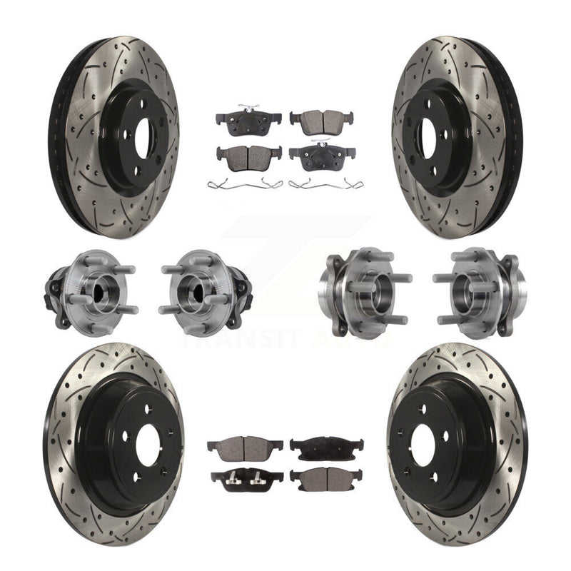 Transit Auto KBB-127019 Wheel Bearing and Hub Assembly for 2015-2018 Ford Edge - Front and Rear product image
