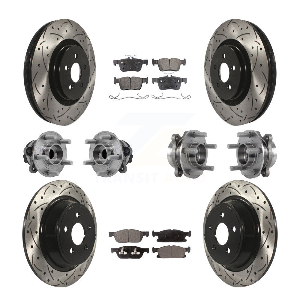 Transit Auto KBB-127020 Wheel Bearing and Hub Assembly for 2015-2023 Lincoln Nautilus, Lincoln MKX, Ford Edge - Front and Rear product image