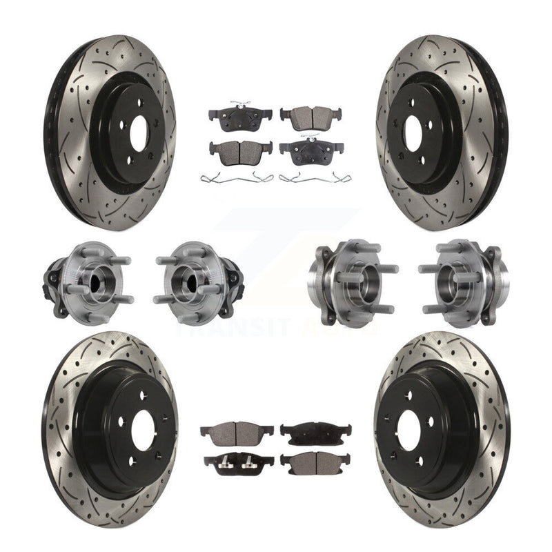 Transit Auto KBB-127020 Wheel Bearing and Hub Assembly for 2015-2023 Lincoln Nautilus, Lincoln MKX, Ford Edge - Front and Rear product image