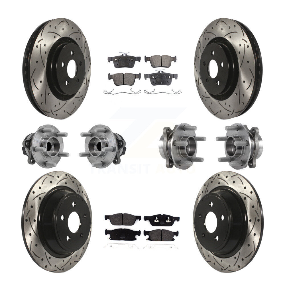 Transit Auto KBB-127022 Wheel Bearing and Hub Assembly for 2018-2020 Lincoln Continental - Front and Rear product image