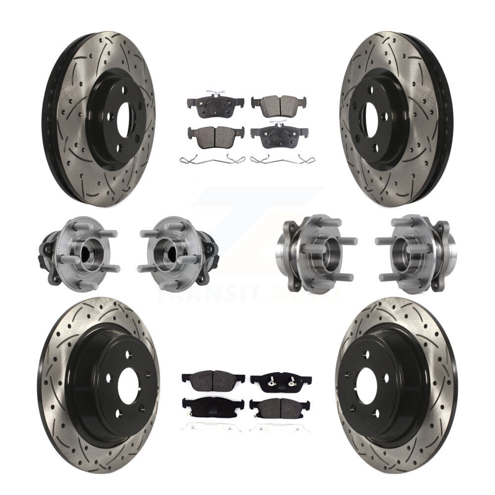 Transit Auto KBB-127023 Wheel Bearing and Hub Assembly for 2018-2020 Lincoln Continental - Front and Rear product image
