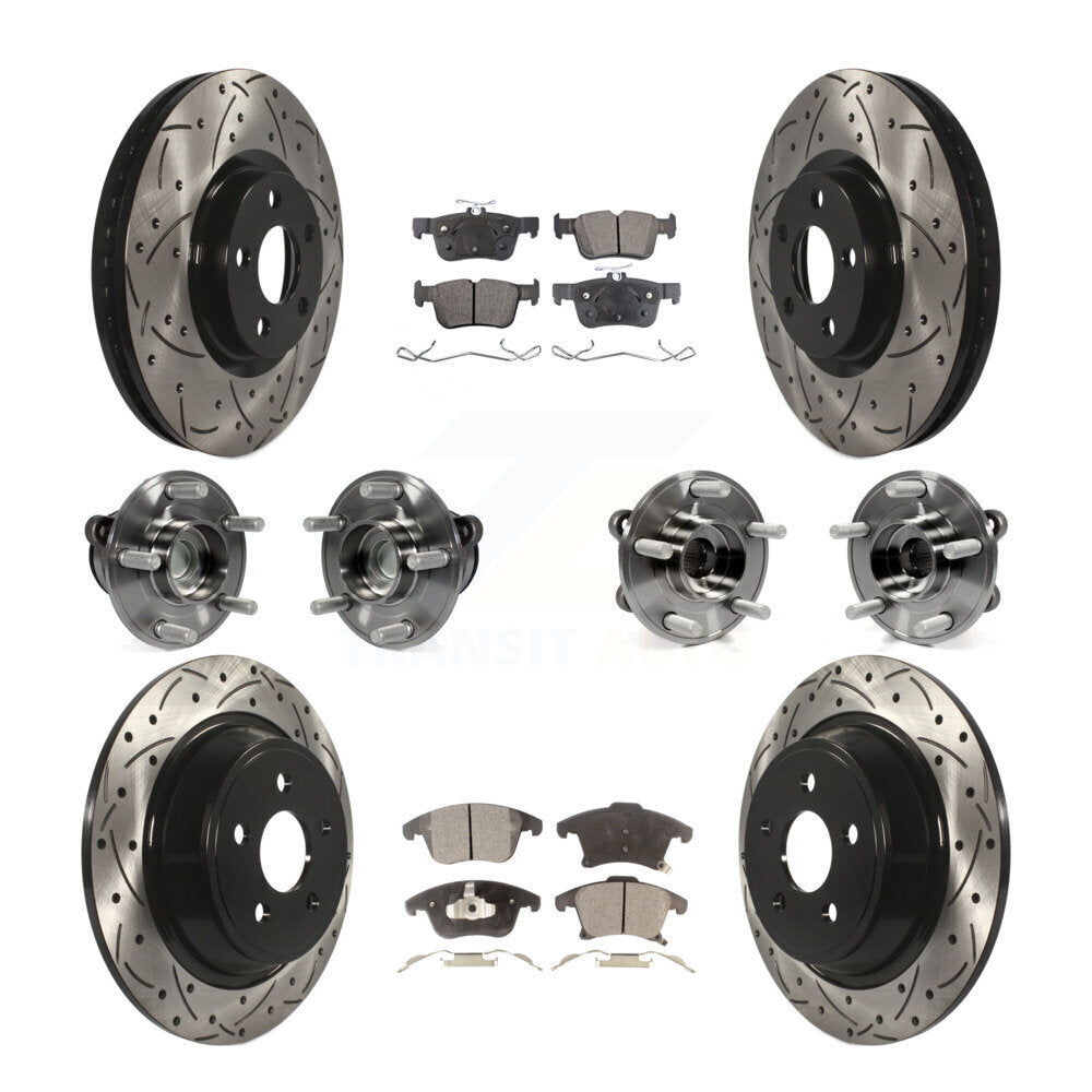 Transit Auto KBB-127025 Wheel Bearing and Hub Assembly for 2019-2020 Ford SSV Plug-In Hybrid - Front and Rear product image