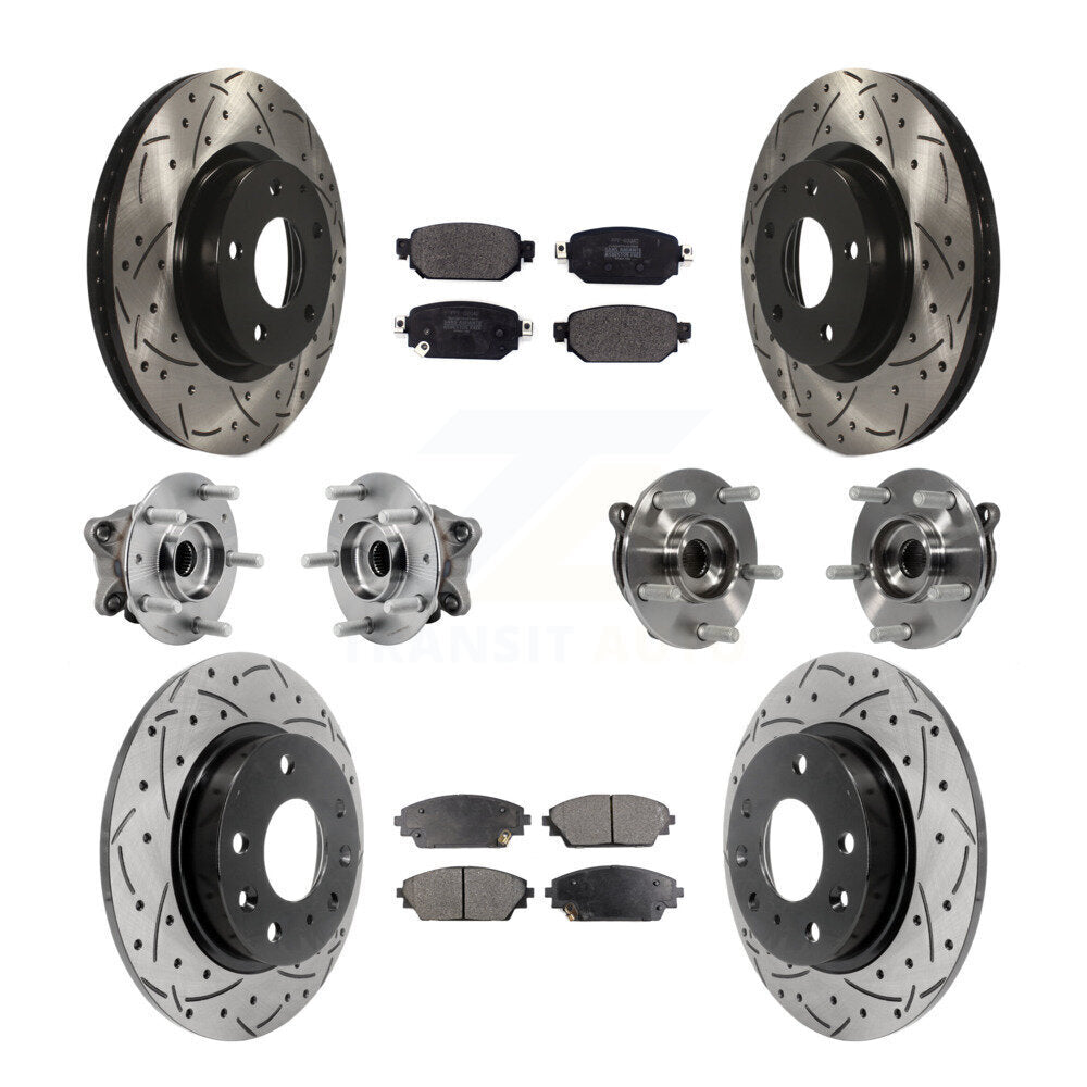 Transit Auto KBB-127035 Wheel Bearing and Hub Assembly for 2019-2021 Mazda CX-3 - Front and Rear product image