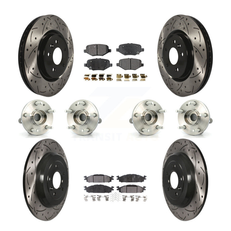 Transit Auto KBB-127036 Wheel Bearing and Hub Assembly for 2015 Ford Explorer - Front and Rear product image
