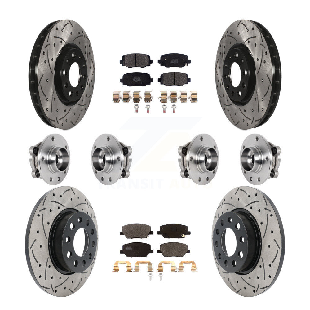 Transit Auto KBB-127037 Wheel Bearing and Hub Assembly for 2015-2021 Fiat 500X, Jeep Renegade - Front and Rear product image