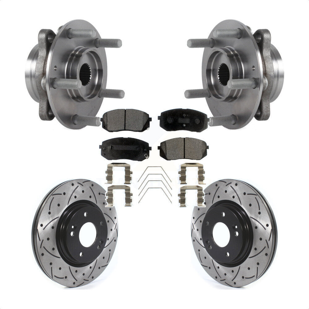 Transit Auto KBB-127055 Wheel Bearing and Hub Assembly for 2018-2023 Kia Forte5, Kia Forte, Hyundai Elantra GT & more - Front product image