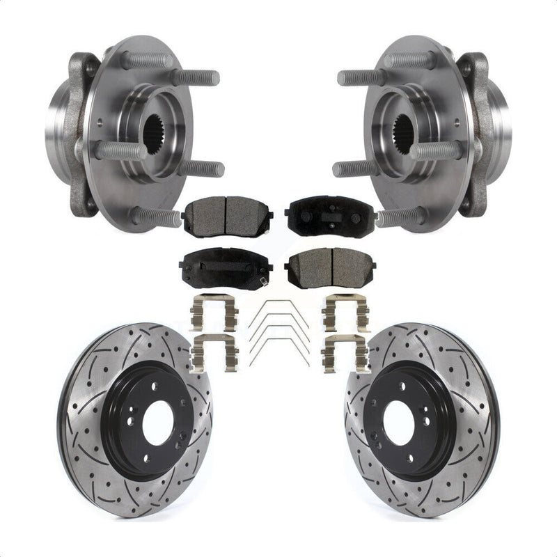 Transit Auto KBB-127055 Wheel Bearing and Hub Assembly for 2018-2023 Kia Forte5, Kia Forte, Hyundai Elantra GT & more - Front product image