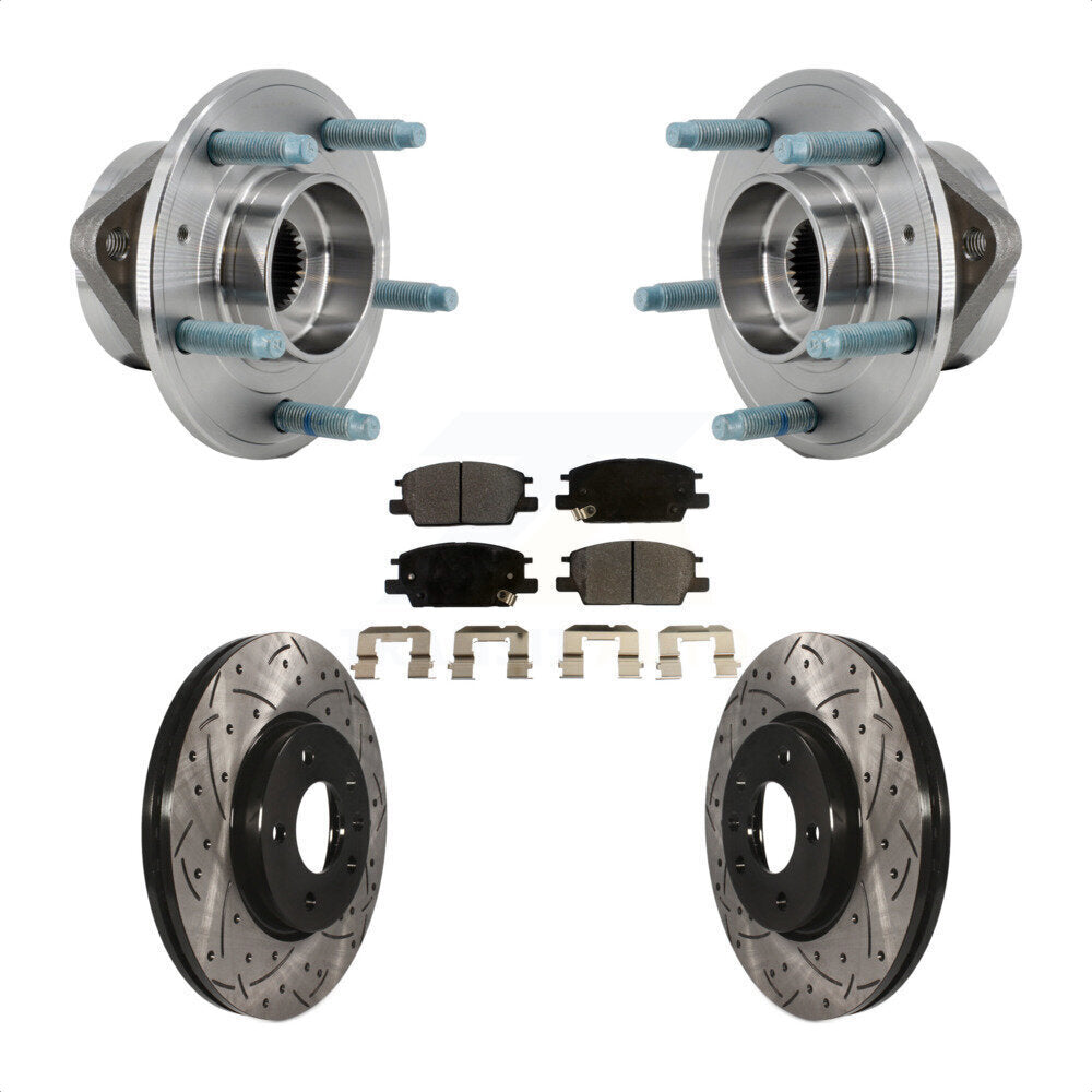 Transit Auto KBB-127061 Wheel Bearing and Hub Assembly for 2018-2020 Chevrolet Equinox, GMC Terrain - Front product image