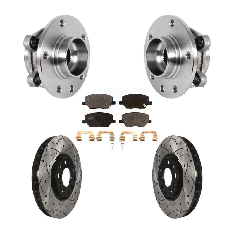 Transit Auto KBB-127068 Wheel Bearing and Hub Assembly for 2015-2022 Jeep Compass, Fiat 500X, Jeep Renegade - Front product image