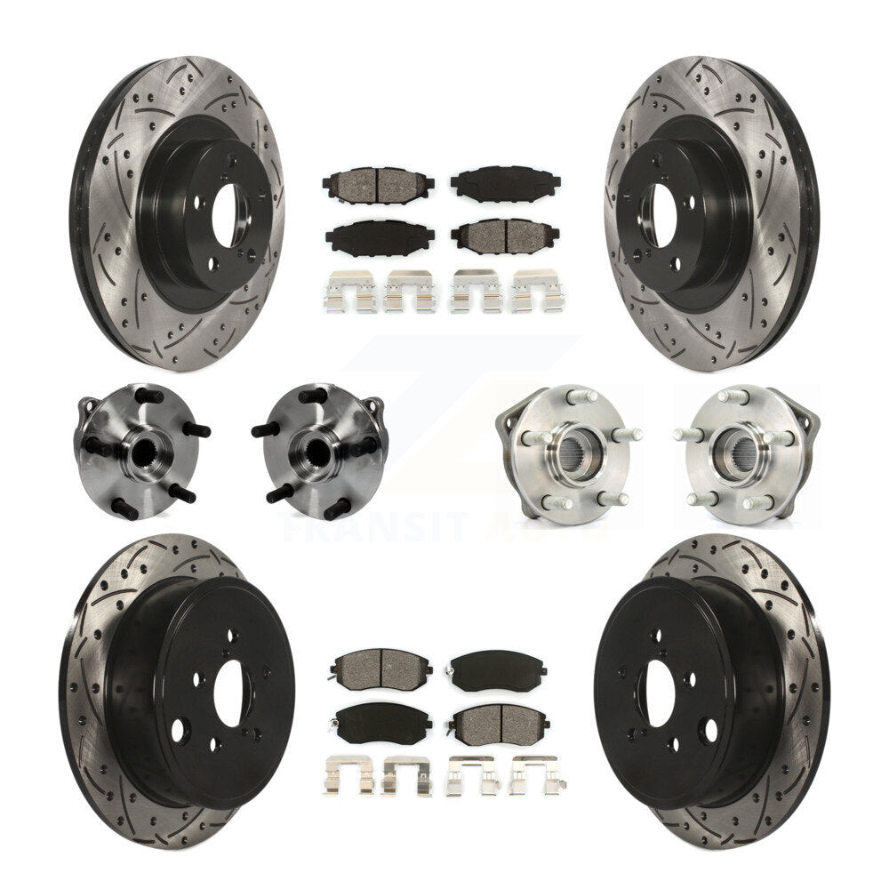 Transit Auto KBB-127076 Wheel Bearing and Hub Assembly for 2014 Subaru Impreza - Front and Rear product image