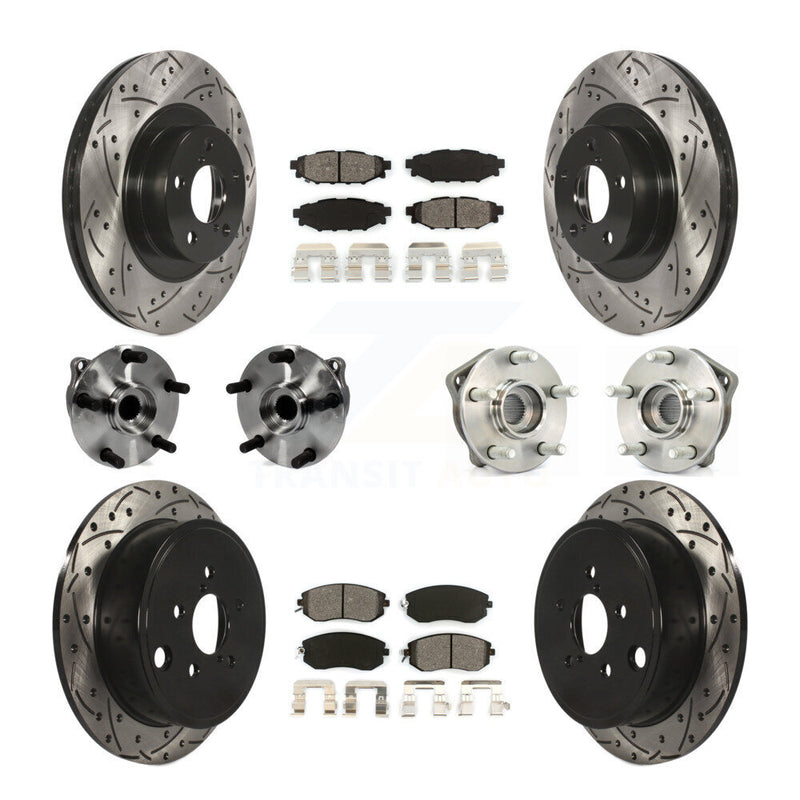 Transit Auto KBB-127076 Wheel Bearing and Hub Assembly for 2014 Subaru Impreza - Front and Rear product image