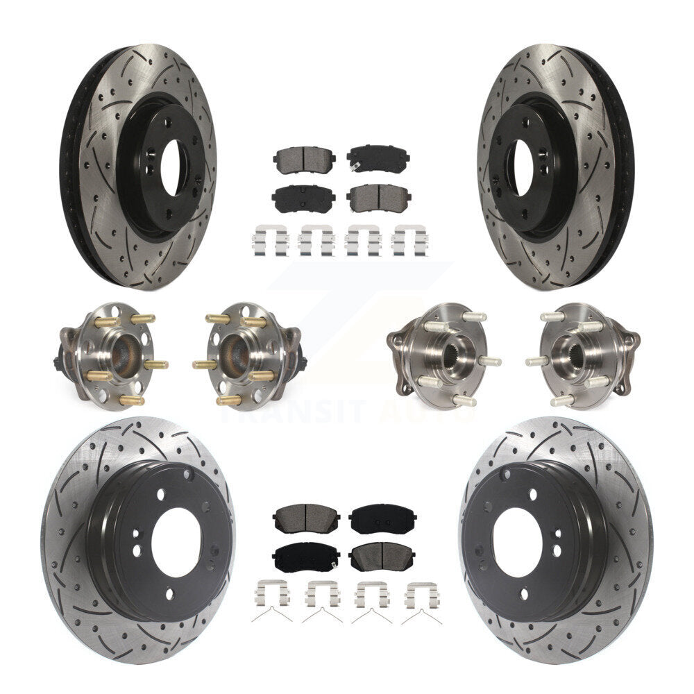 Transit Auto KBB-127077 Wheel Bearing and Hub Assembly for 2016 Hyundai Sonata - Front and Rear product image