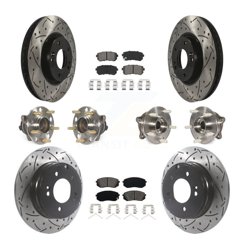 Transit Auto KBB-127077 Wheel Bearing and Hub Assembly for 2016 Hyundai Sonata - Front and Rear product image