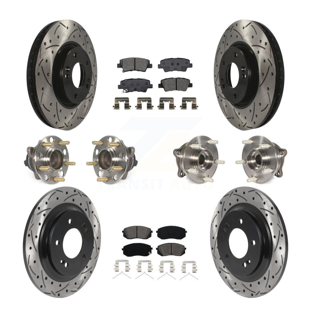 Transit Auto KBB-127078 Wheel Bearing and Hub Assembly for 2016 Hyundai Sonata - Front and Rear product image