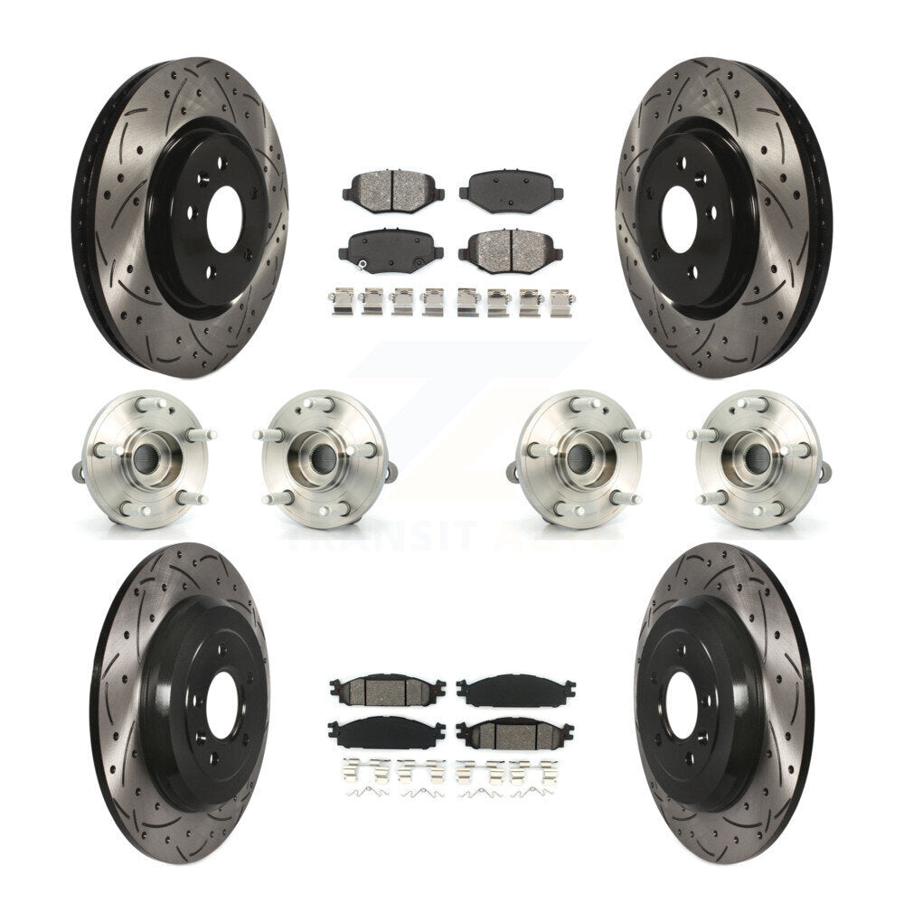 Transit Auto KBB-127090 Wheel Bearing and Hub Assembly for 2015 Ford Explorer - Front and Rear product image
