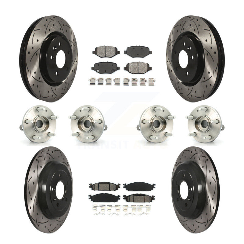 Transit Auto KBB-127090 Wheel Bearing and Hub Assembly for 2015 Ford Explorer - Front and Rear product image