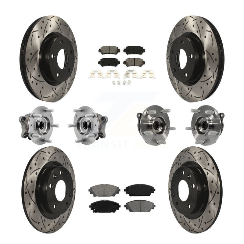 Transit Auto KBB-127091 Wheel Bearing and Hub Assembly for 2016-2018 Mazda CX-3 - Front and Rear product image