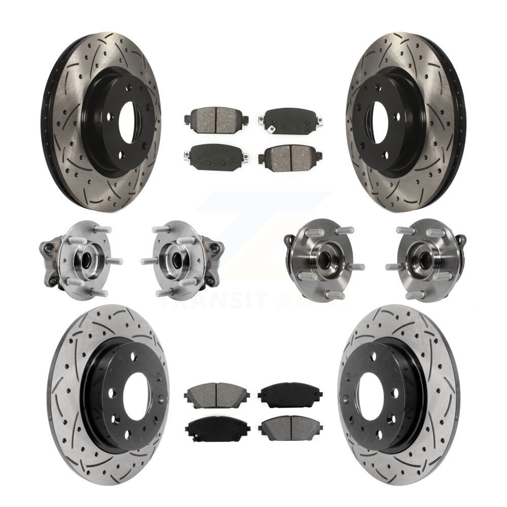 Transit Auto KBB-127092 Wheel Bearing and Hub Assembly for 2019-2021 Mazda CX-3 - Front and Rear product image
