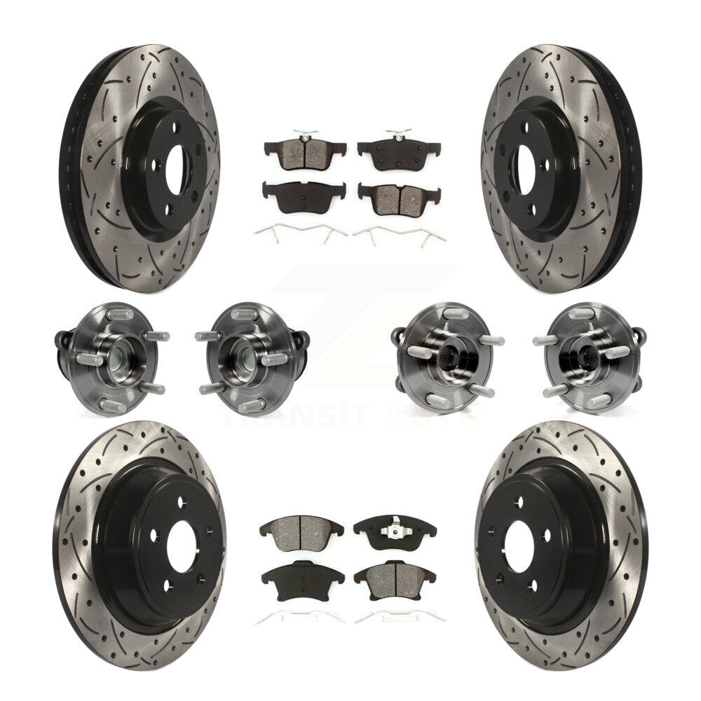 Transit Auto KBB-127095 Wheel Bearing and Hub Assembly for 2019-2020 Ford SSV Plug-In Hybrid - Front and Rear product image