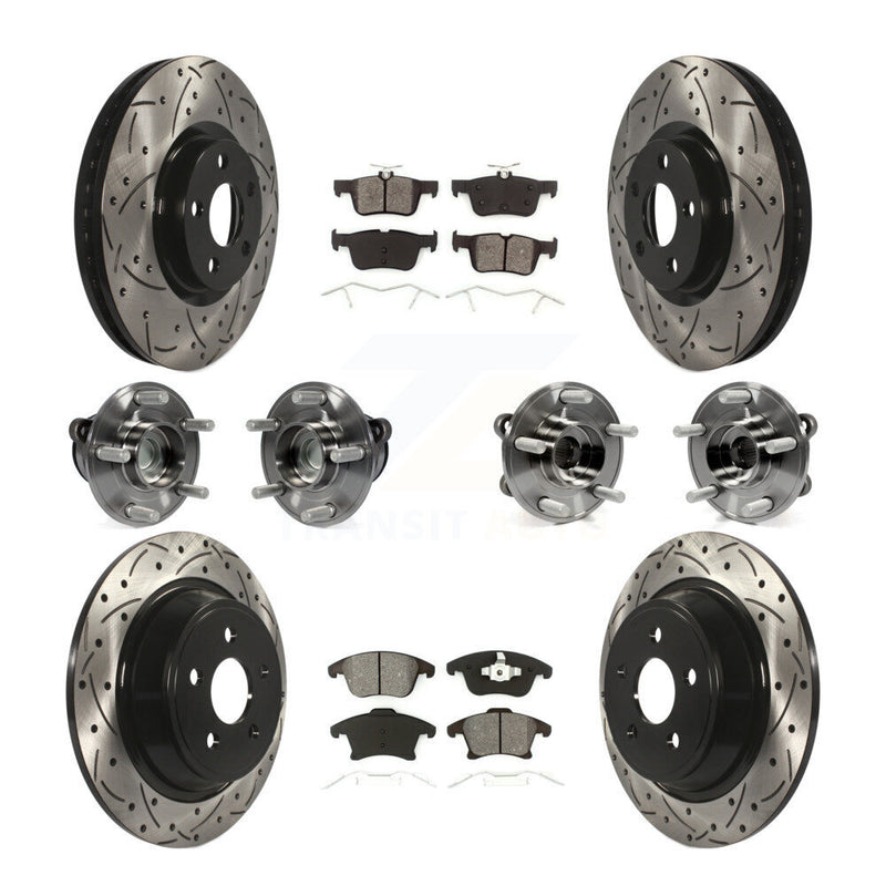 Transit Auto KBB-127095 Wheel Bearing and Hub Assembly for 2019-2020 Ford SSV Plug-In Hybrid - Front and Rear product image
