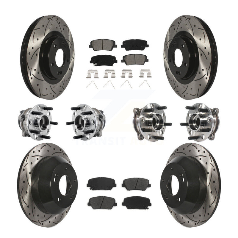 Transit Auto KBB-127096 Wheel Bearing and Hub Assembly for 2016-2020 Kia Sorento - Front and Rear product image