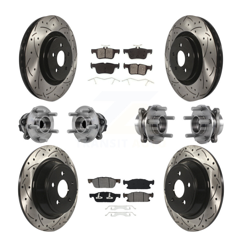 Transit Auto KBB-127099 Wheel Bearing and Hub Assembly for 2015-2023 Lincoln Nautilus, Lincoln MKX, Ford Edge - Front and Rear product image