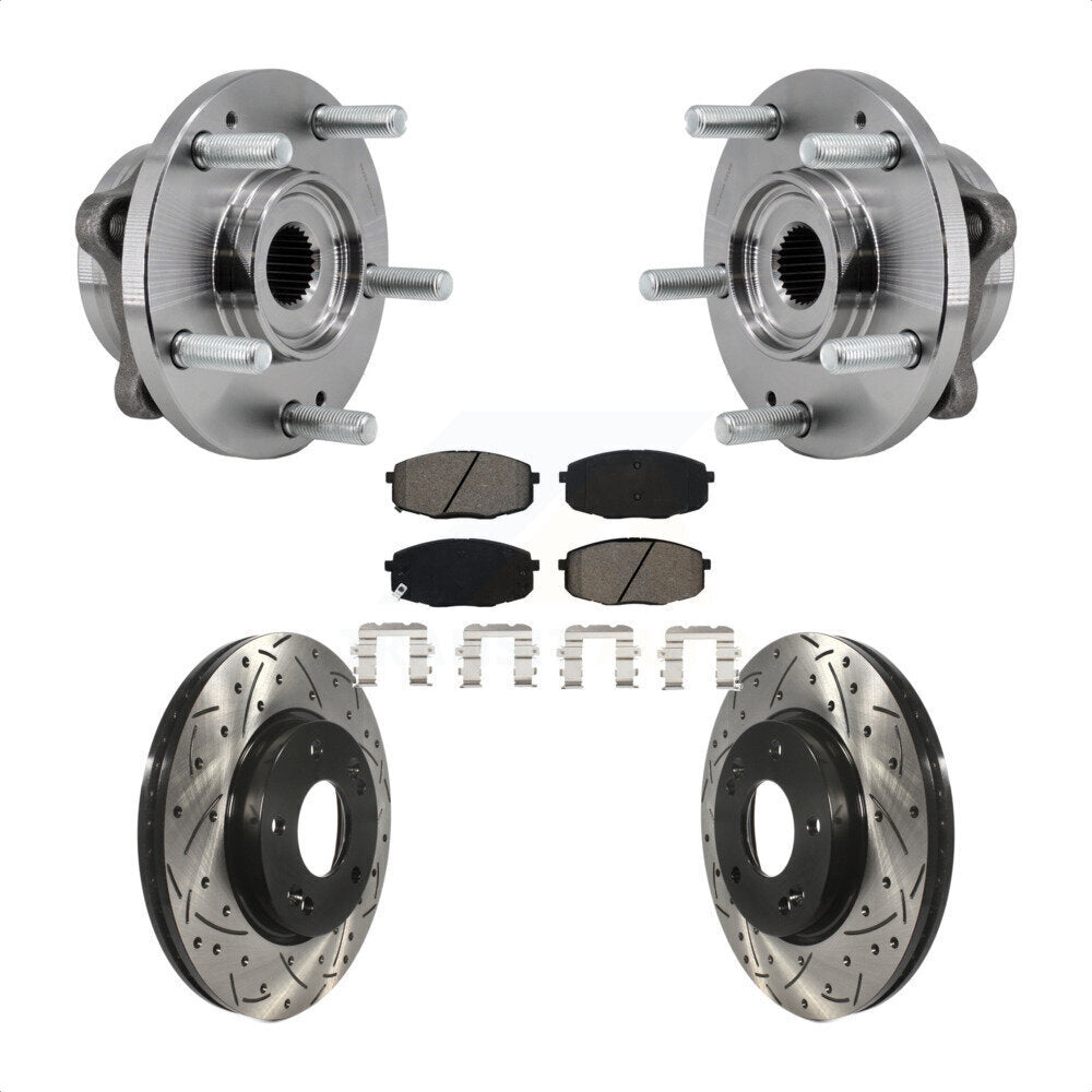 Transit Auto KBB-127103 Wheel Bearing and Hub Assembly for 2017-2019 Kia Soul - Front product image