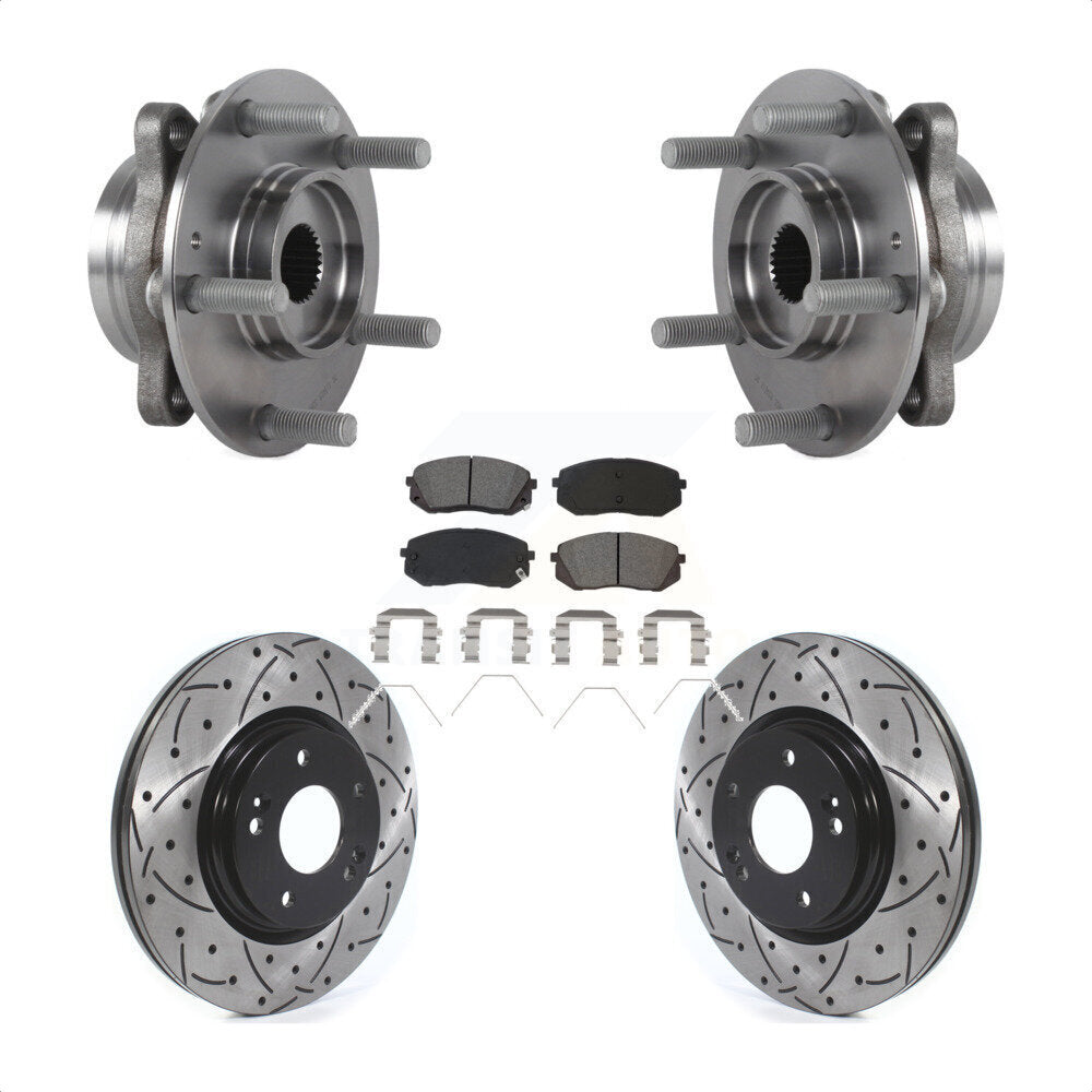 Transit Auto KBB-127104 Wheel Bearing and Hub Assembly for 2018-2023 Kia Forte5, Kia Forte, Hyundai Elantra GT & more - Front product image