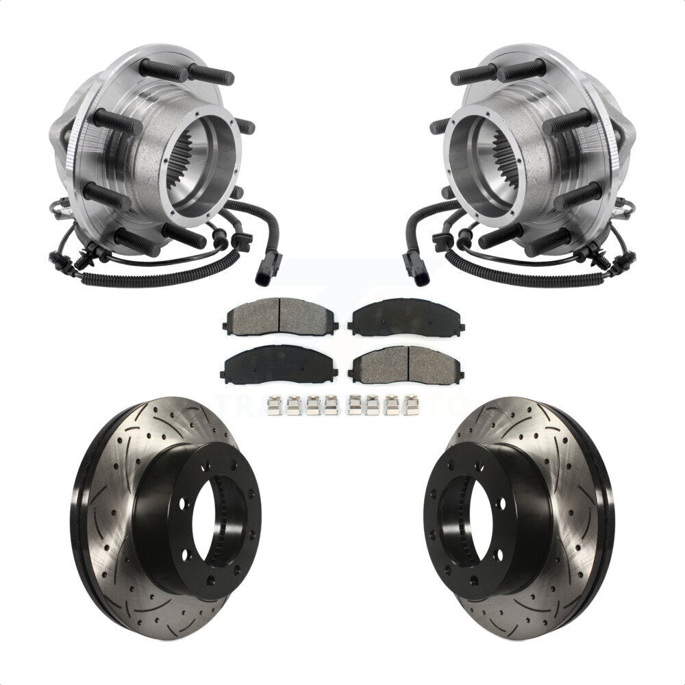 Transit Auto KBB-127109 Wheel Bearing and Hub Assembly for 2017-2022 Ford F-350 Super Duty - Front product image