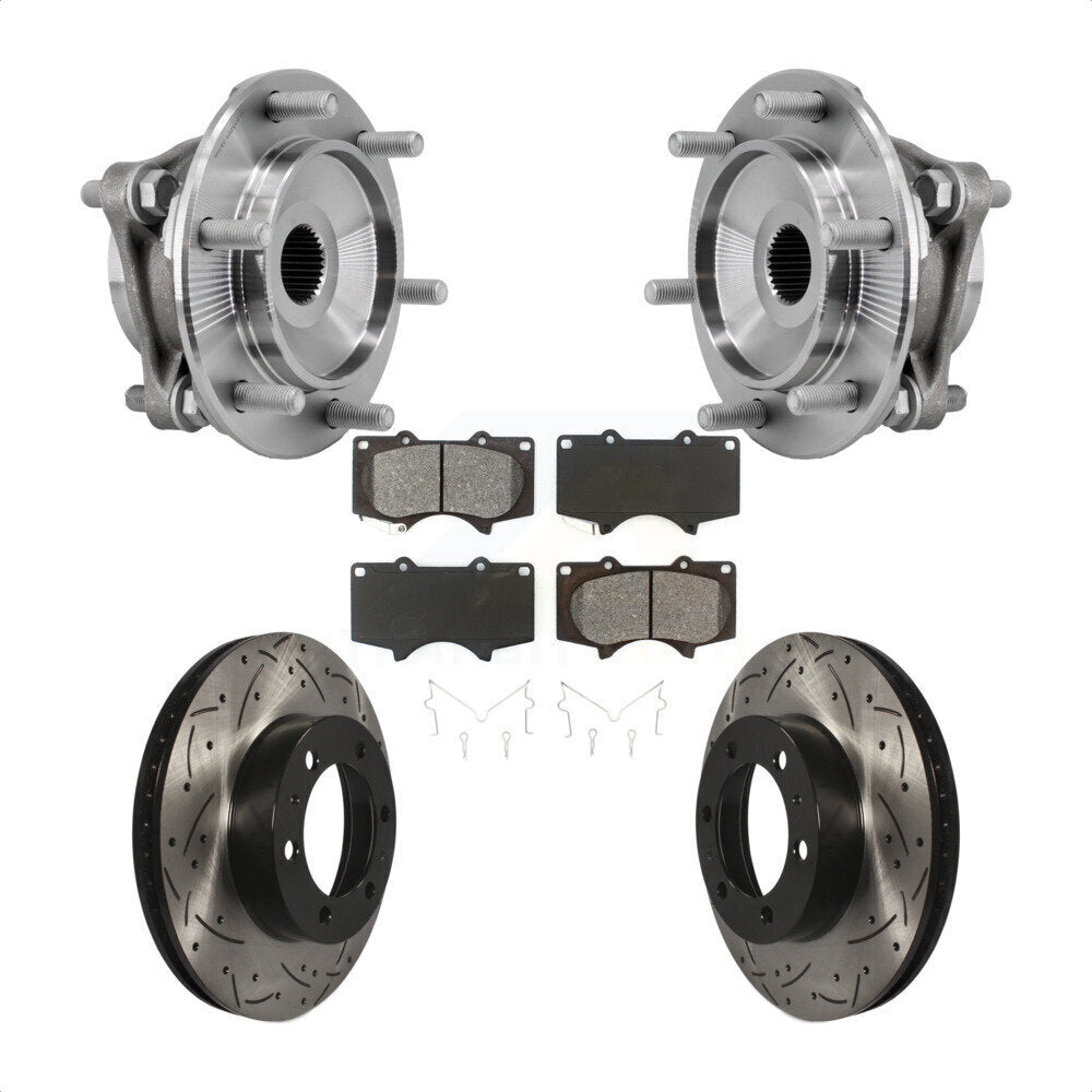 Transit Auto KBB-127110 Wheel Bearing and Hub Assembly for 2003-2023 Toyota Tacoma, Toyota FJ Cruiser, Toyota 4Runner - Front product image