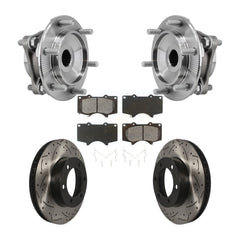 Transit Auto KBB-127110 Wheel Bearing and Hub Assembly for 2003-2023 Toyota Tacoma, Toyota FJ Cruiser, Toyota 4Runner - Front product image