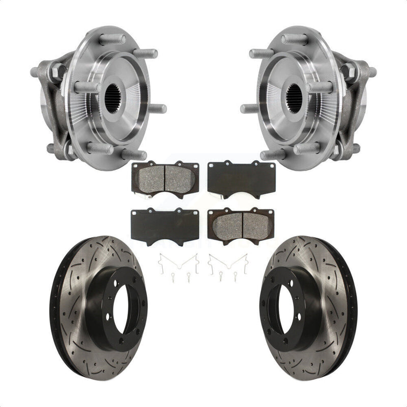 Transit Auto KBB-127110 Wheel Bearing and Hub Assembly for 2003-2023 Toyota Tacoma, Toyota FJ Cruiser, Toyota 4Runner - Front product image